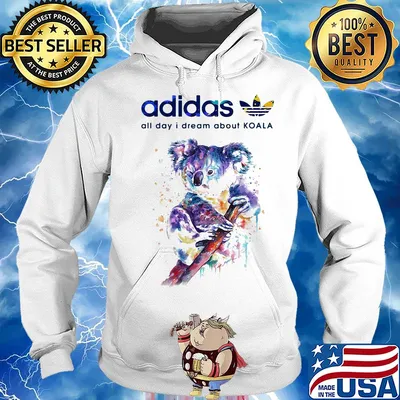 Adidas all day I dream about Koala Life s Hoodie