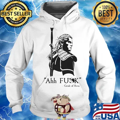 Ahh fuck geralt of rivia s Hoodie