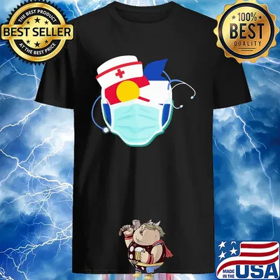 Apple Nurse Connecticut Flag Covid-19 shirt