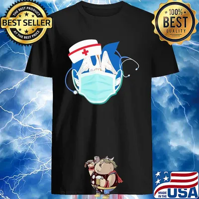 Apple Nurse Louisiana Flag Covid-19 shirt