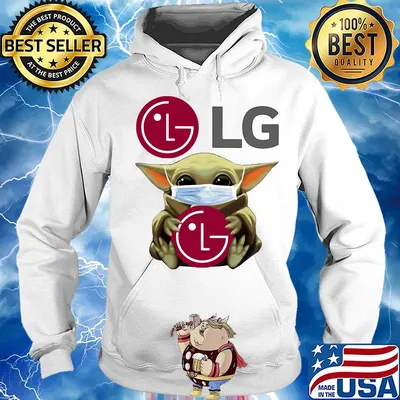 Baby yoda hug lg covid-19 2020 s Hoodie