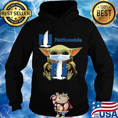 Baby yoda hug nationwide covid-19 s Hoodie