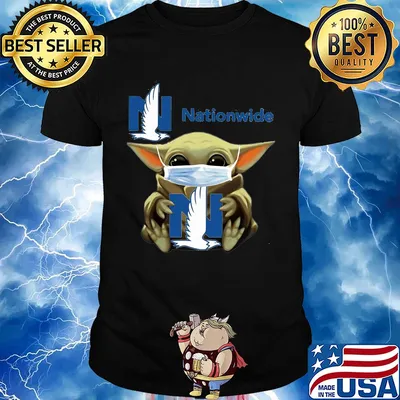 Baby yoda hug nationwide covid-19 shirt