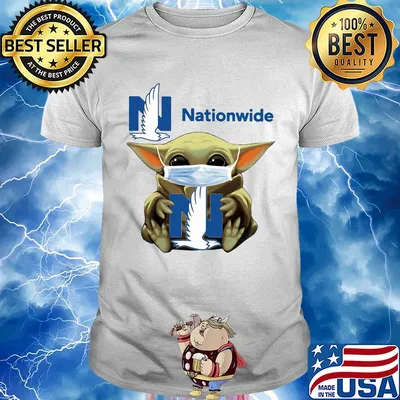Baby yoda hug nationwide covid-19 shirt