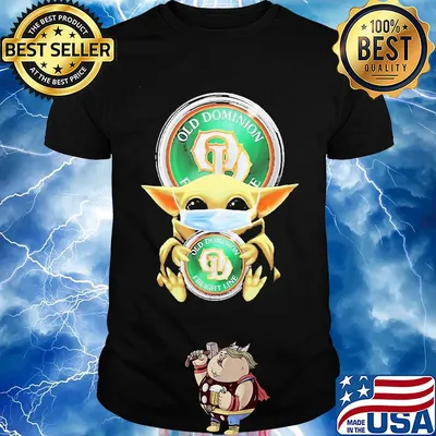 Baby yoda hug old dominion freight line covid-19 shirt