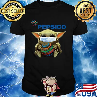 Baby Yoda hug Pepsico Mask shirt