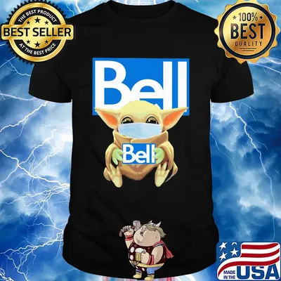 Baby Yoda mask hug Bell shirt