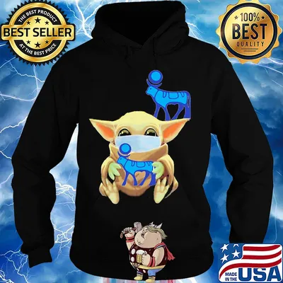 Baby Yoda mask hug Novo Nordisk s Hoodie