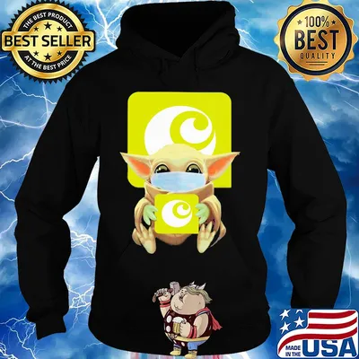 Baby Yoda mask hug Ocado s Hoodie
