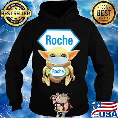 Baby Yoda mask hug Roche s Hoodie
