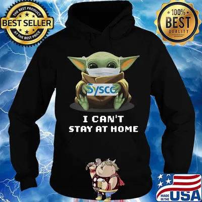Baby Yoda mask hug Sysco s Hoodie