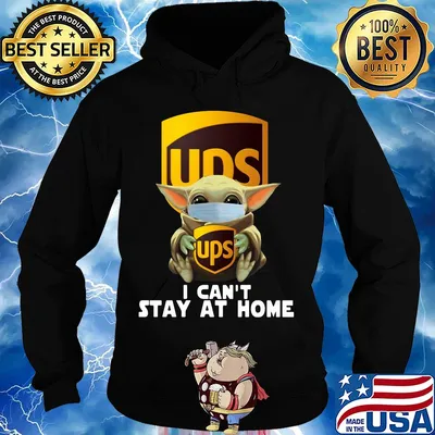 Baby Yoda mask hug Ups I can't stay at home s Hoodie