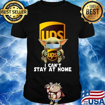 Baby Yoda mask hug Ups I can't stay at home shirt