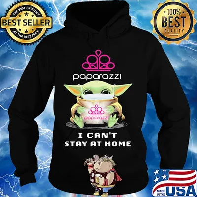 Baby Yoda mask Paparazzi I can't stay at home s Hoodie