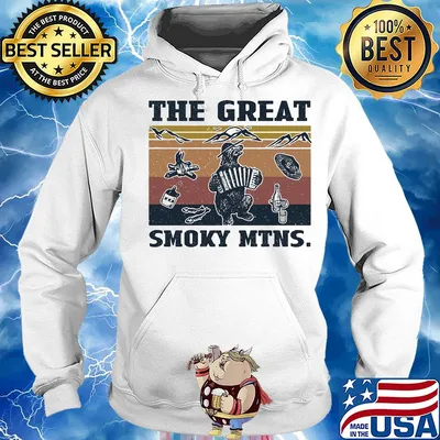 Bear the great smoky mtns vintage s Hoodie