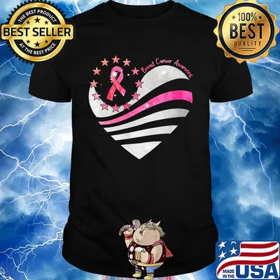 Breast cancer awareness heart shirt