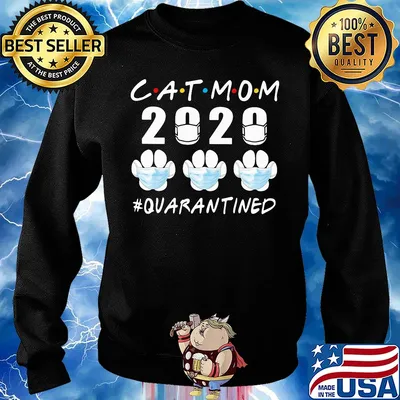 Cat mom 2020 mask quarantined s 17