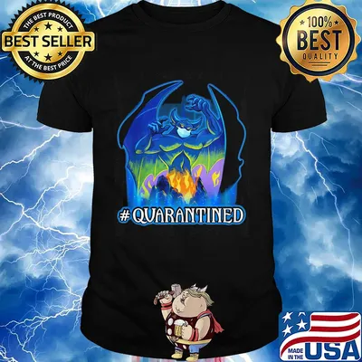 Chernabog quarantined mask Disney shirt