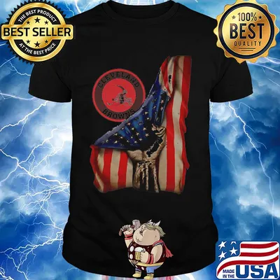 Cleveland Browns American flag shirt