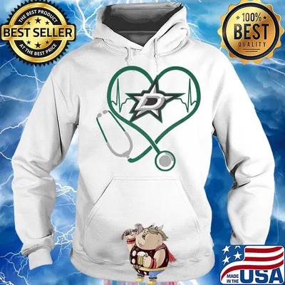 Dallas stars stethoscope heart s Hoodie