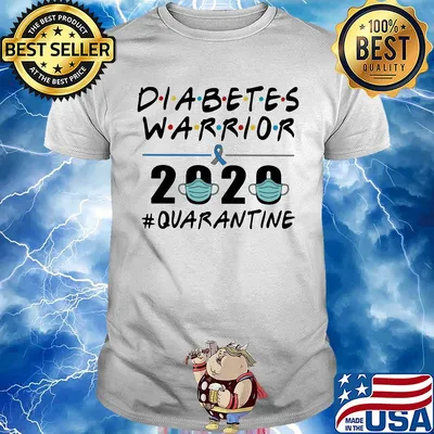 Diabetes warrior 2020 #quarantine mask awarenesses shirt