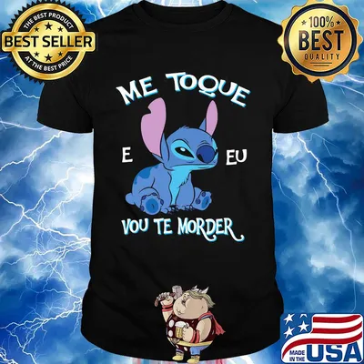 Disney stitch me toque e eu vou te morder shirt