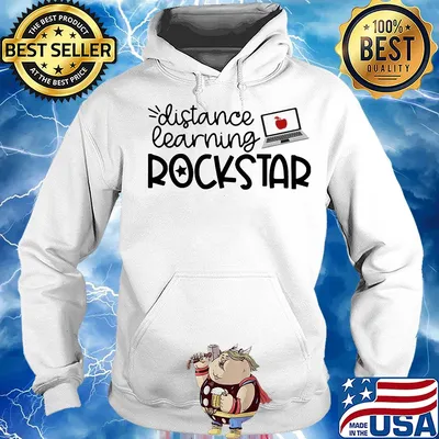 Distance learning rockstar Computer s Hoodie