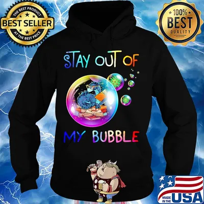 Dragon reading book stay out of my bubble coronavirus s Hoodie