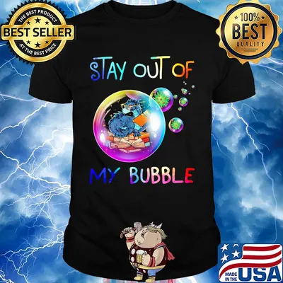 Dragon reading book stay out of my bubble coronavirus shirt
