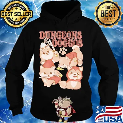 Dungeons and Doggos paw s Hoodie