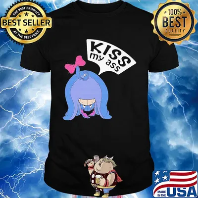 Eeyore donkey cartoon kiss my ass shirt