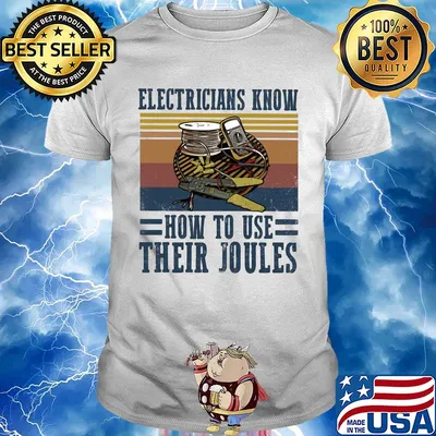 Electricians know how to use their joules vintage shirt