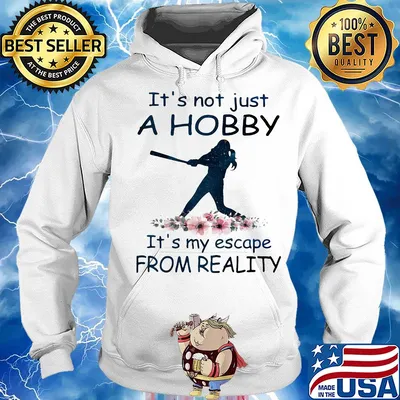 Flower It's not just a hobby it's my escape from reality s Hoodie