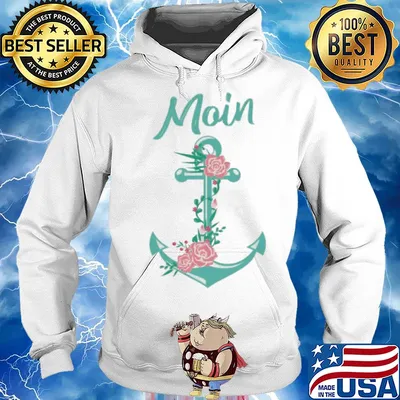 Flower Moin Blumenanker Damen s Hoodie
