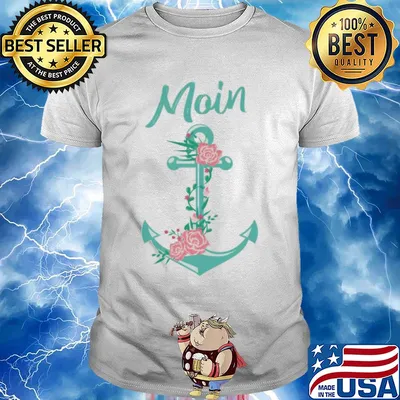 Flower Moin Blumenanker Damen shirt