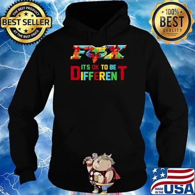 Fox it’s ok to be different autism awareness s Hoodie