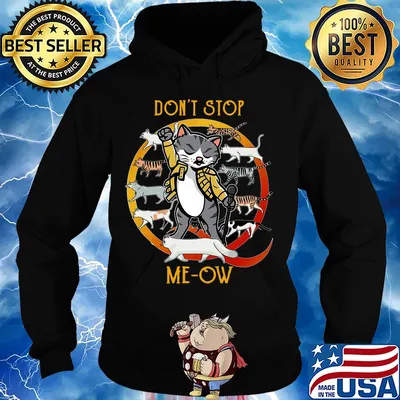 Freddie purrcury cat don’t stop meow s Hoodie