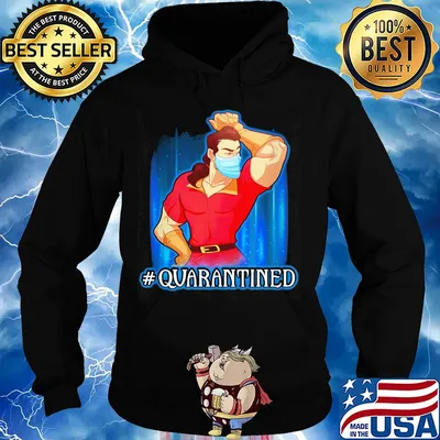 Gaston quarantined mask Disney s Hoodie