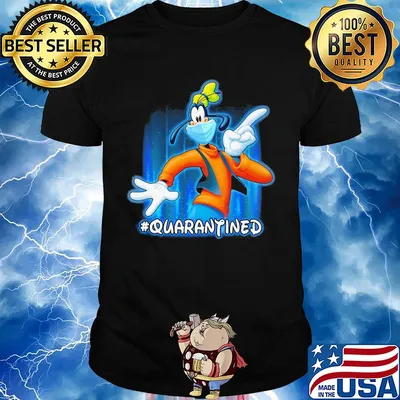Goofy quarantined Covid-19 Disney shirt