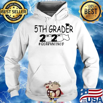 Graduating 5th grader 2020 quarantined toilet paper s Hoodie