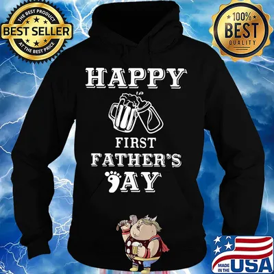 Happy first father’s day foot s Hoodie