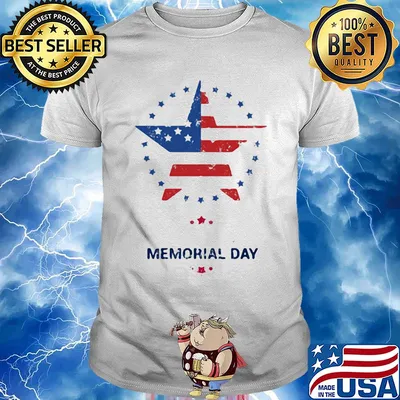 Happy memorial day baseball american star shirt