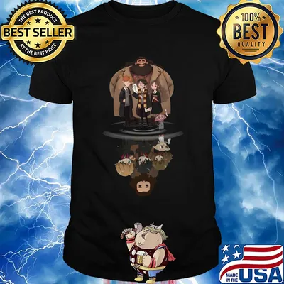 Harry potter friends shadow chibi shirt