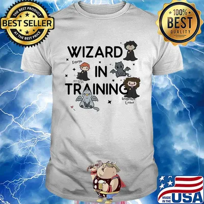 Harry Potter wizard in training engorgio charm enlanges on item wingardium leviosa shirt