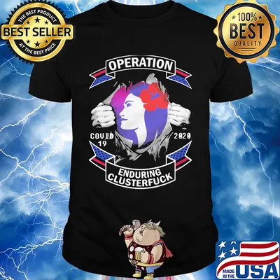 Hawaiian airlines operation covid-19 2020 enduring clusterfuck hands shirt