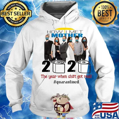 How i met your mother movie 2020 the year when shit got real quarantined toilet paper mask covid-19 s Hoodie