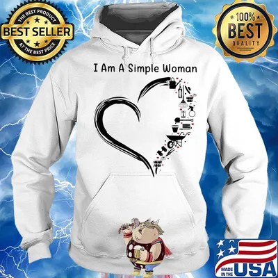 I am a simple woman heart Garden s Hoodie