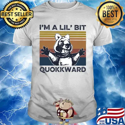 I'm a Lil' bit Quokkward Animal vintage shirt