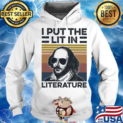 I put the lit in literature vintage s Hoodie