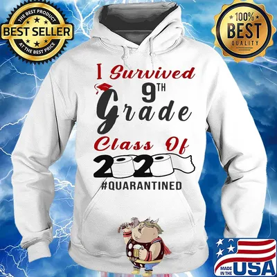 I survived 9th grade class of 2020 quarantined toilet paper s Hoodie